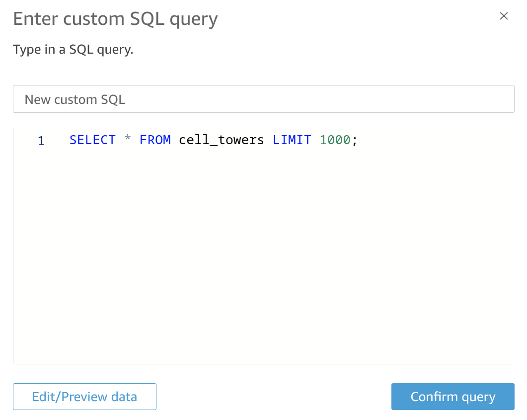 Using custom SQL to fetch the data